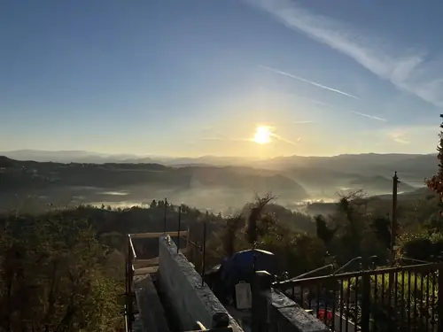 Sunset over the Gavi hills