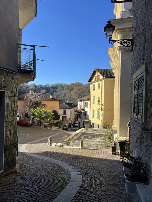 A quiet village street in Piedmont