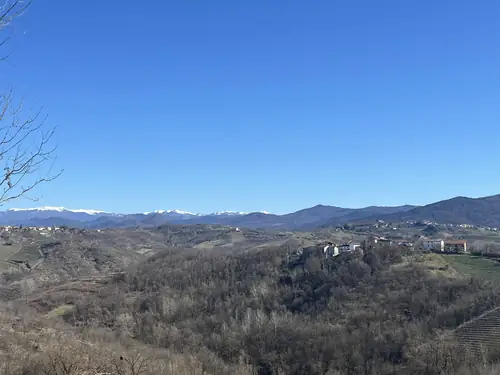 A river winding through the valley