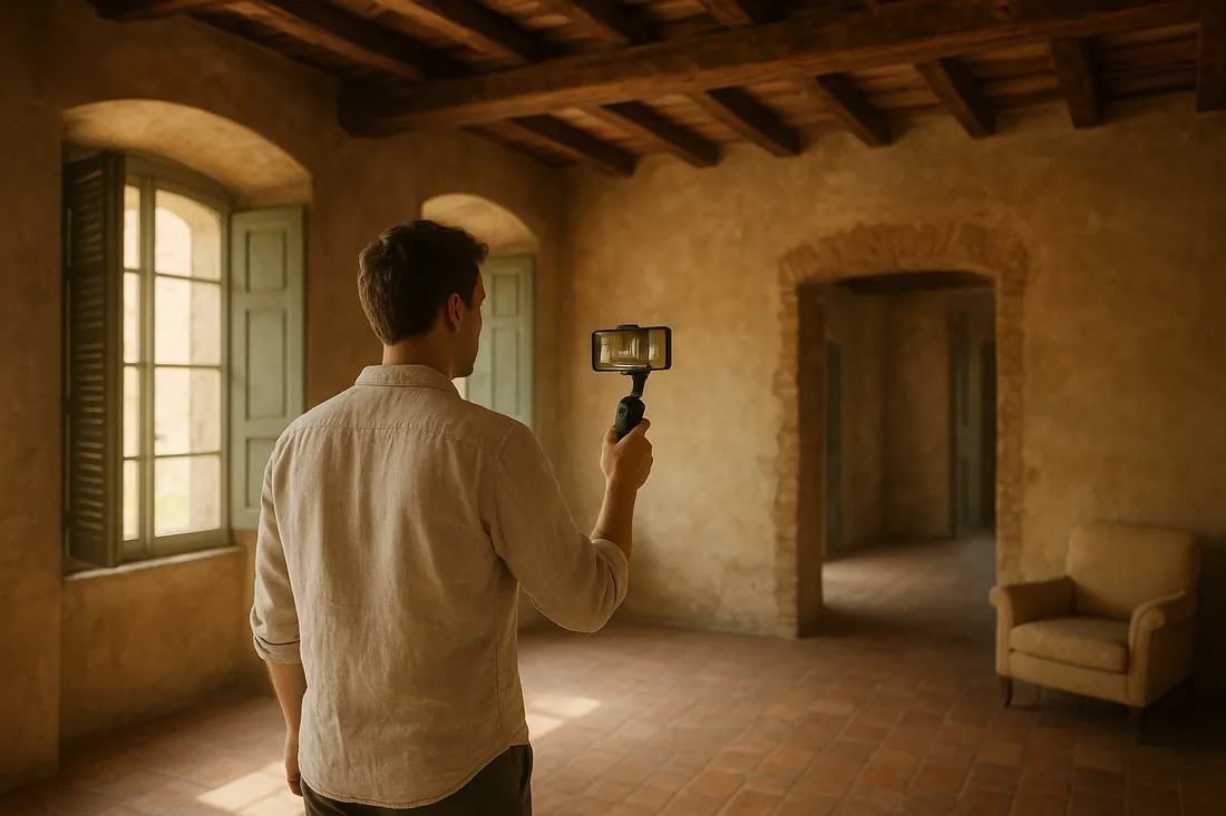 A live video call from inside a Piedmont property