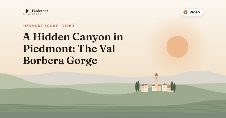 Piedmont Scout video: A Hidden Canyon in Piedmont: The Val Borbera Gorge